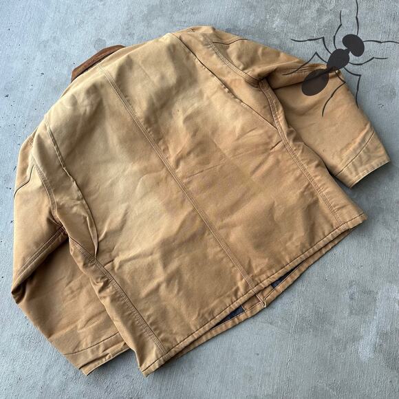 Vintage Y2K Carhartt brown chore work wear jacket - Picture 6 of 8